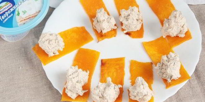 Рецепт сливочно-ореховой закуска