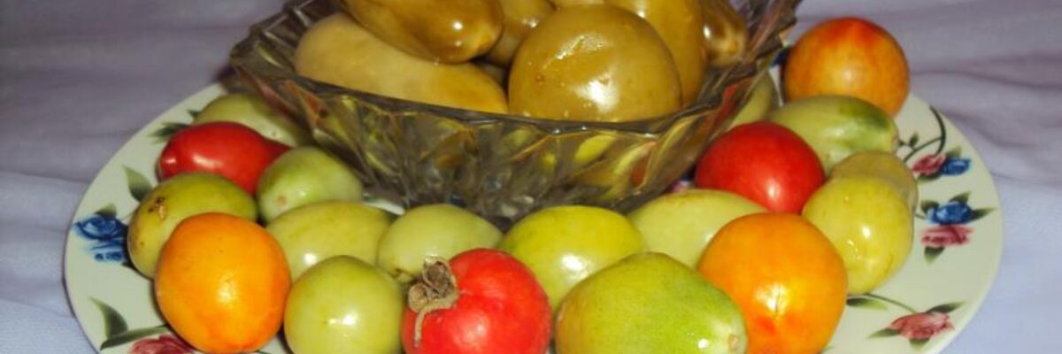 Рецепт Соленых зеленых помидоров с горчицей