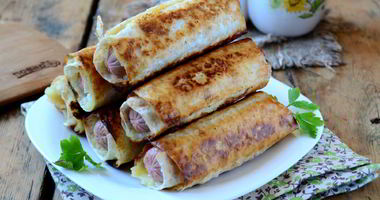 Рецепт Сосисок в картофельно-сырной шубке