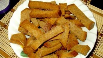 Рецепт Чесночных сухариков с чесноком