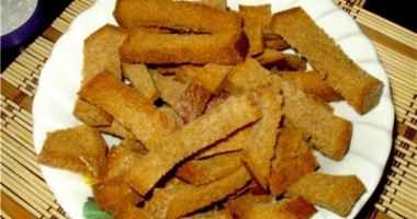 Рецепт Чесночных сухариков с чесноком