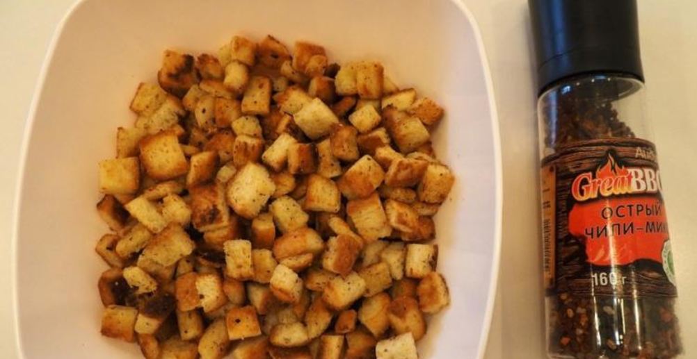 Рецепт сухарики для цезаря