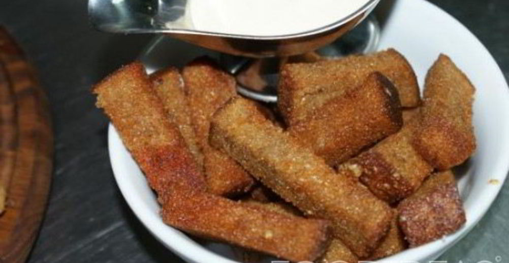 Рецепт сухарики с горчицей