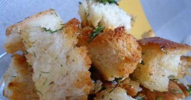 Рецепт Сухариков с зеленью