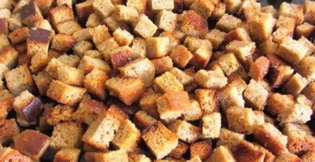 Рецепт домашние сухарики в духовке