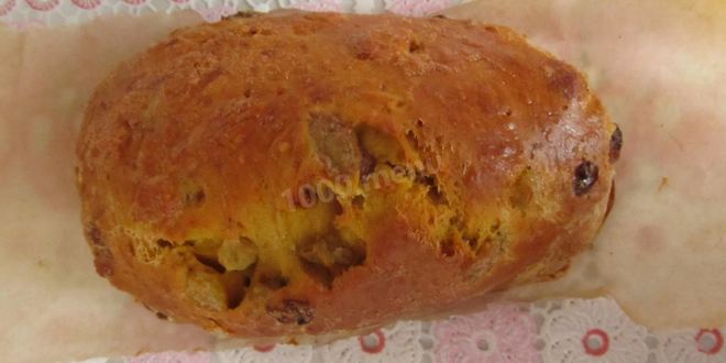 Рецепт тыквенных сухариков с изюмом