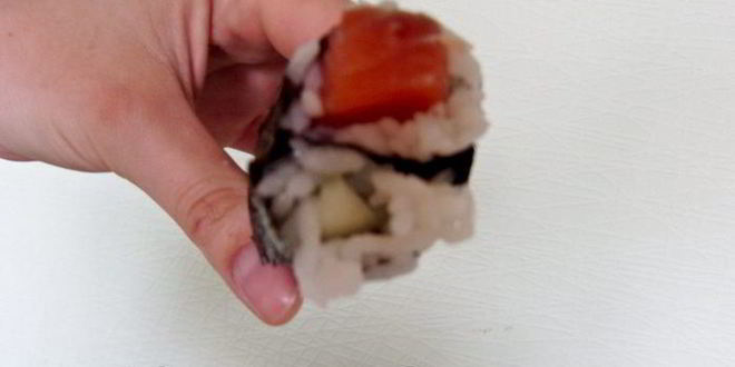 Рецепт двойного суши-ролл инь-янь