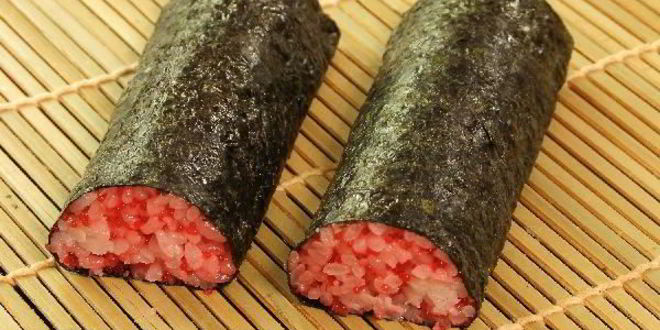 Рецепт кадзарей-суш божья коровка