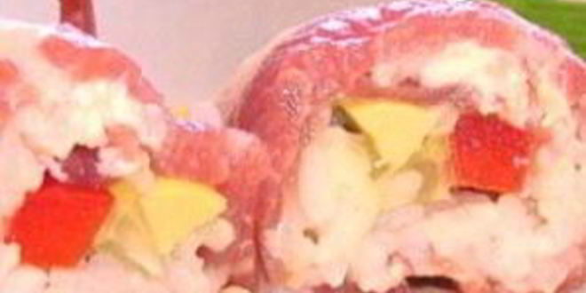 Рецепт мясных суш