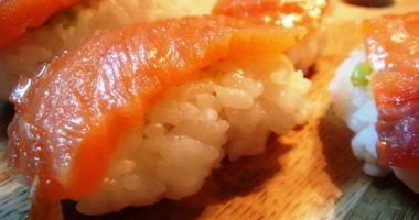 Рецепт Нигирей-суш с лососем