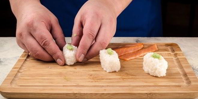 Рецепт ролла калифорния и суши нигири