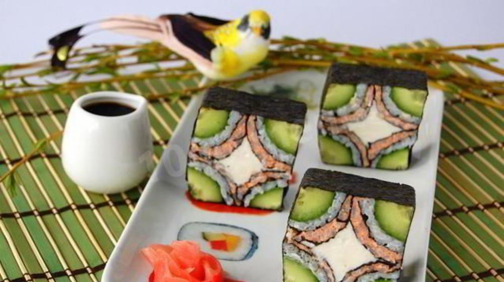 Как приготовить суши мозаика