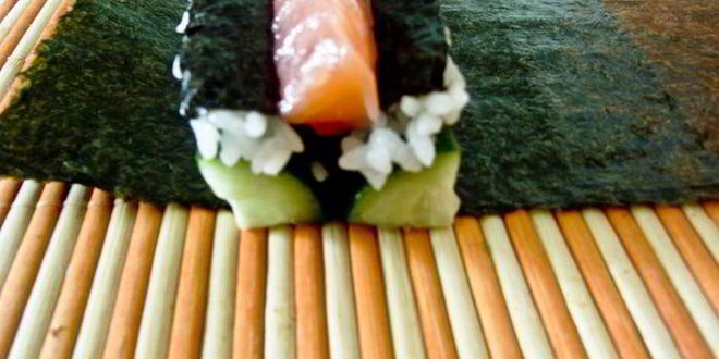 Рецепт суш-ролла мозаика