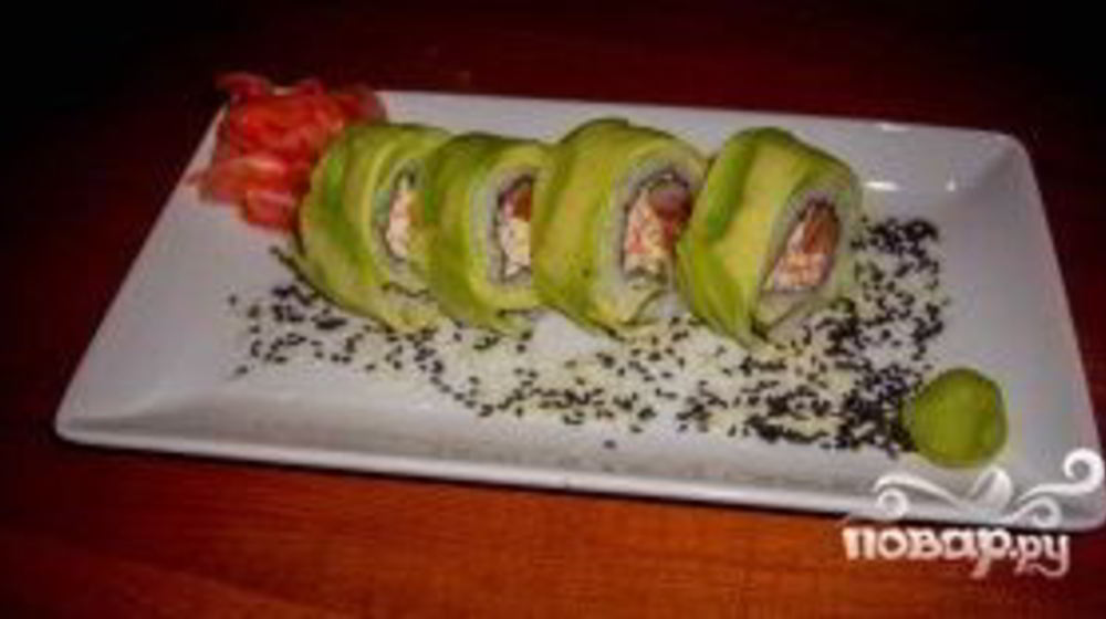 Как приготовить суши с авокадо