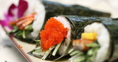 Рецепт Суш с крабами и икрой