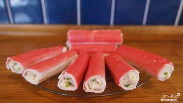 Рецепт Суш с крабовыми палочками