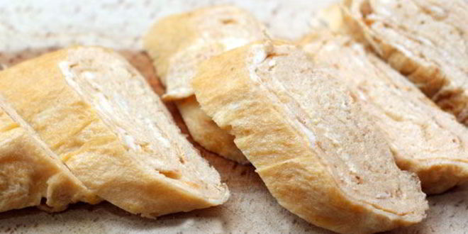 Рецепт суш с креветкой, угрем и омлетом