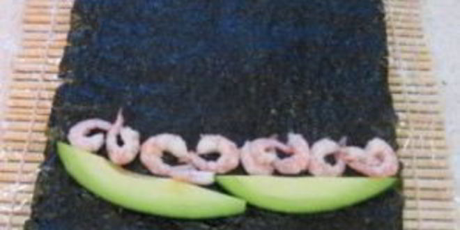 Рецепт суш с кунжутом