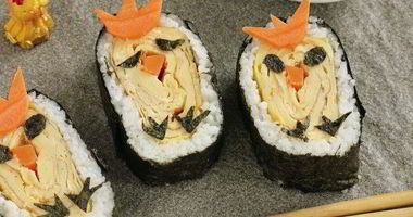 Рецепт Суш с омлетом Цыплята