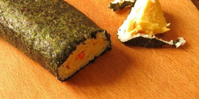 Рецепт суш с омлетом цыплята