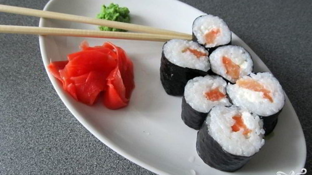 Как приготовить суши с семгой