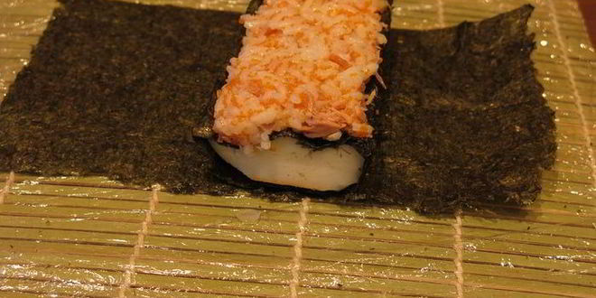 Рецепт суш с тунцом кадзари