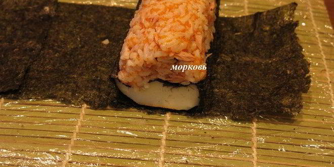 Рецепт суш с тунцом кадзари