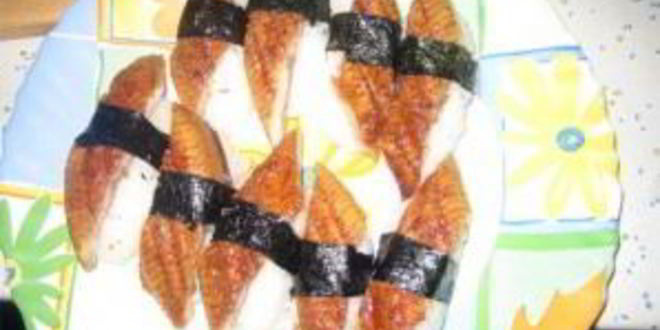 Рецепт суш с угрем