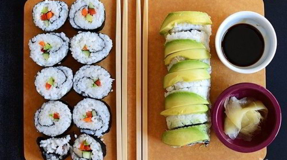 Как приготовить суши вегетарианские
