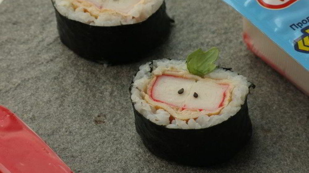 Как приготовить суши яблоки с крабовыми палочками