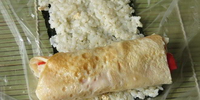 Рецепт суш яблоки с крабовыми палочками