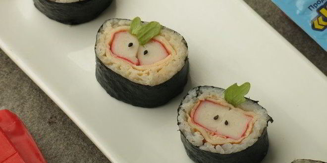 Рецепт суш яблоки с крабовыми палочками