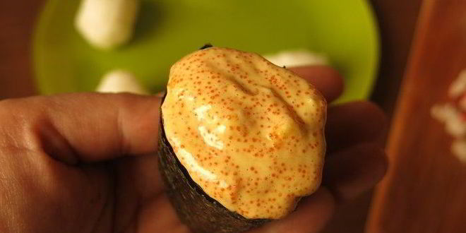 Рецепт суш, запеченных со спайси соусом с крабовыми палочками