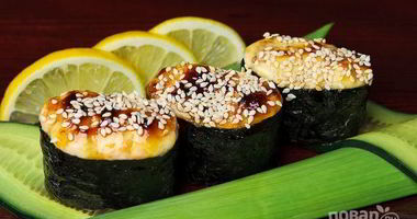 Рецепт Суш запеченных