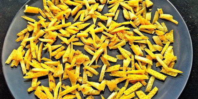 Рецепт цедры лимона