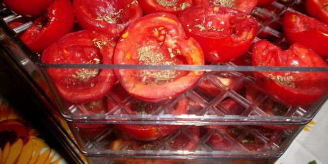 Рецепт вяленых помидоров в электросушилке