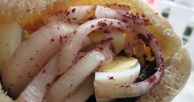 Рецепт Иракского сэндвича Сабиах