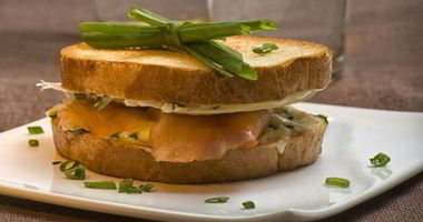 Рецепт Сэндвича с красной рыбой и сыром Филадельфия