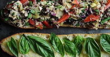 Рецепт Сэндвича с тунцом, артишоками и паприкой