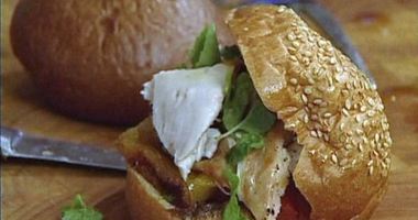 Рецепт Сэндвичей с курицей, помидорами и перцем