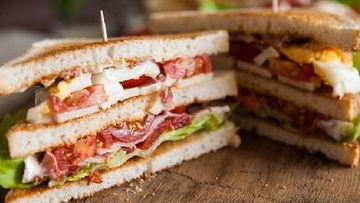 Рецепт Сытного мега-сэндвич