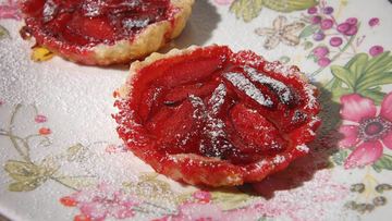 Рецепт Ароматных тарталеток со сливами