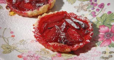 Рецепт Ароматных тарталеток со сливами