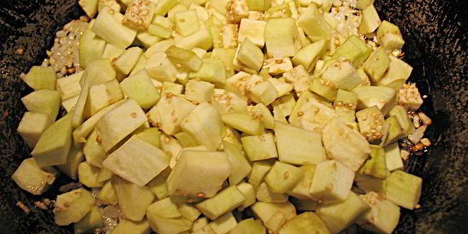 Рецепт баклажанного кокота в тарталетках