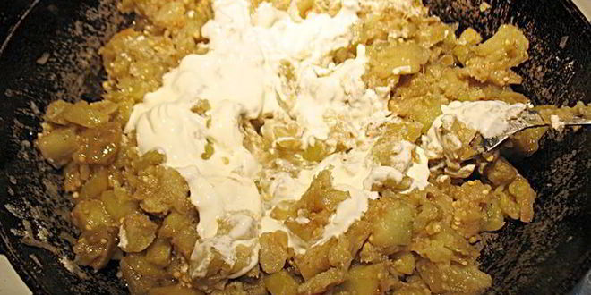 Рецепт баклажанного кокота в тарталетках