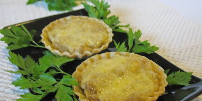 Рецепт баклажанного кокота в тарталетках