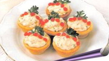 Рецепт Мусса из лосося в готовых тарталетках