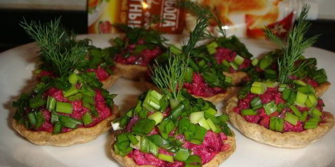 Рецепт постных тарталеток с рыбой