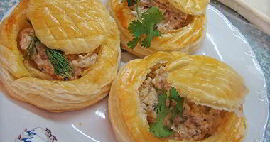 Рецепт Слоеных тарталеток с начинкой