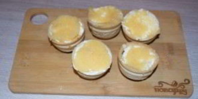 Рецепт тарталеток с икрой и сливочным сыром